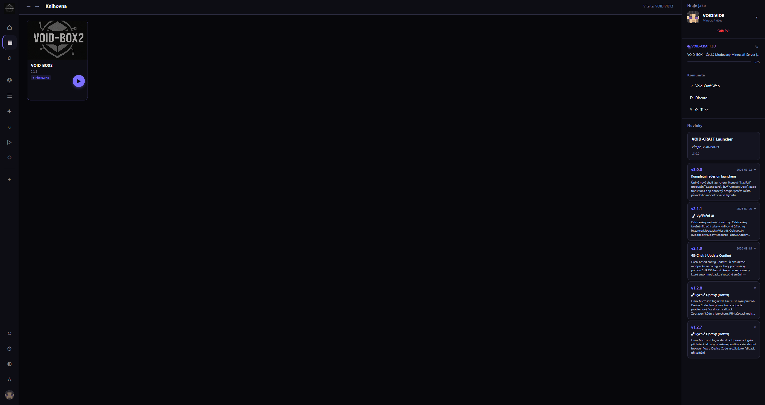 Server Hub launcheru